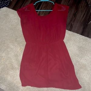 Maroon Dress
